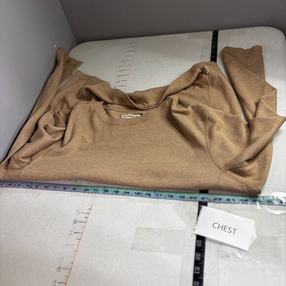 Magellan Thermal Shirt Size XL Brown Long Sleeve Waffle Knit Rugged Warm Grandpa - Picture 7 of 14